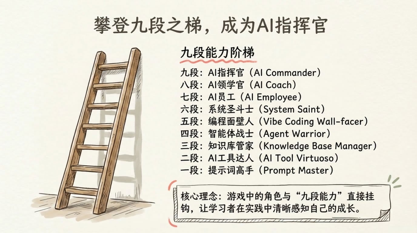 Nine-Level AI Mastery learning pathway